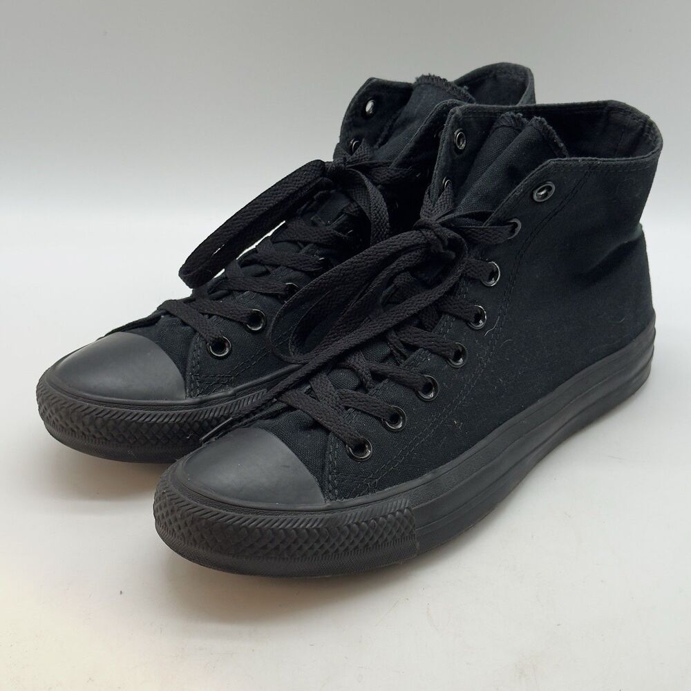 Converse Chuck Taylor All Star High All Black Monochrome M3310 Men 8.5 - Wo 10.5